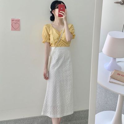 单/两件半身裙套夏季韩版时尚ins小清新上衣气质甜美子套装女纤月情