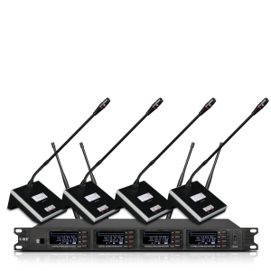 XIRCOM(捷讯)XC-680M U段无线一拖八会议式话筒无线台式鹅颈(可换手持话筒)视频会议应用