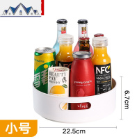 厨房置物架旋转式调料架调味用品家用大全落地收纳架子塑料收纳盒 三维工匠