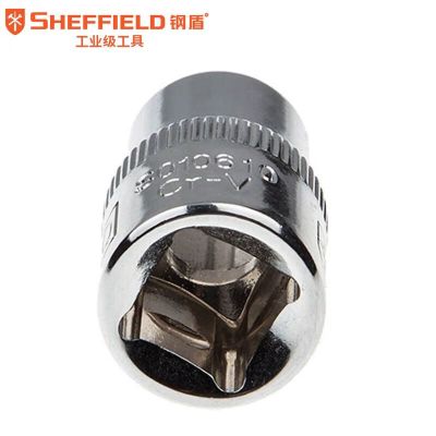 钢盾(SHEFFIELD) S010613 10mm系列公制6角标准套筒13mm[家用]