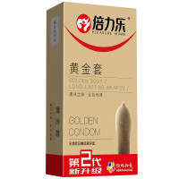 倍力乐避孕套黄金套10只装加厚款热感双层安全套润滑超薄男用保险套中号普通型夫妻性生活房事计生器械女男性系列成人情趣性用品
