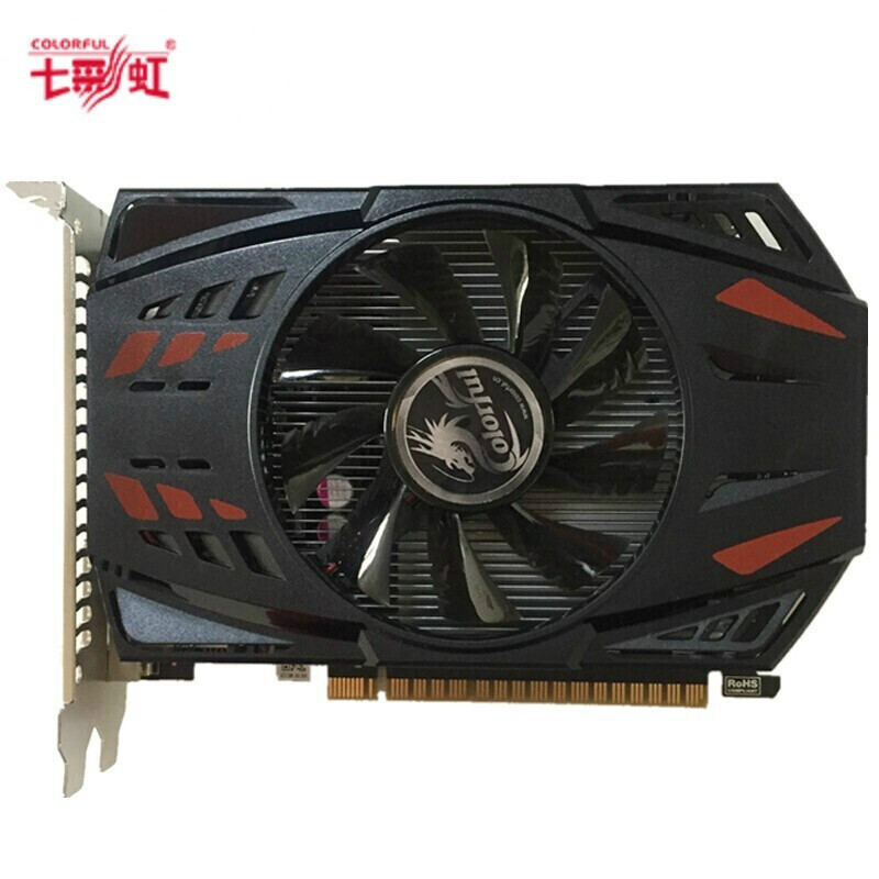 七彩虹(colorful)gt730 黄金版-2g 独显卡2gb 台式电脑主机箱显卡独显