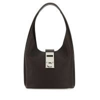 Salvatore Ferragamo女士牛皮银色五金中号手提托特包商务休闲斜挎包
