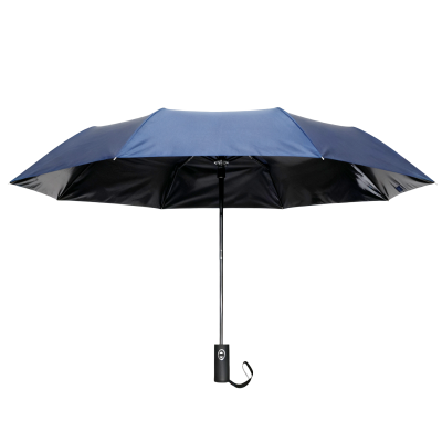 秦泰(Cqint) QTUM-11z 10骨自动三折伞 深蓝色(计价单位:把)