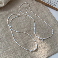 通体纯银闪耀碎银子爱心项链颈链锁骨链韩系小众设计轻奢女送女朋友老婆情人节七夕生日礼物