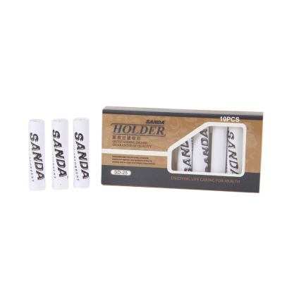 SANDA烟斗烟芯过滤纸烟芯适用于实木烟斗耐用烟斗每片10支*24片共240支SD-25统一颜色