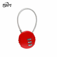 斯赞 钢丝密码锁 SZ477 把