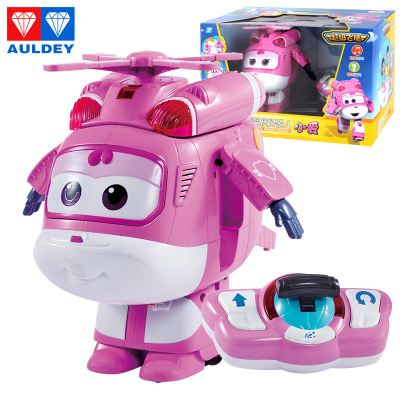 奥迪双钻超级飞侠智能一键变形玩具儿童益智早教趣味动漫小爱遥控变形机器人