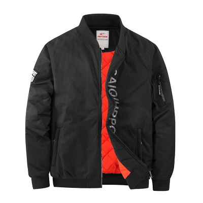 赛琪冬季锦纶衣男士韩版潮流立领加厚外套学生服运动棉衣男装