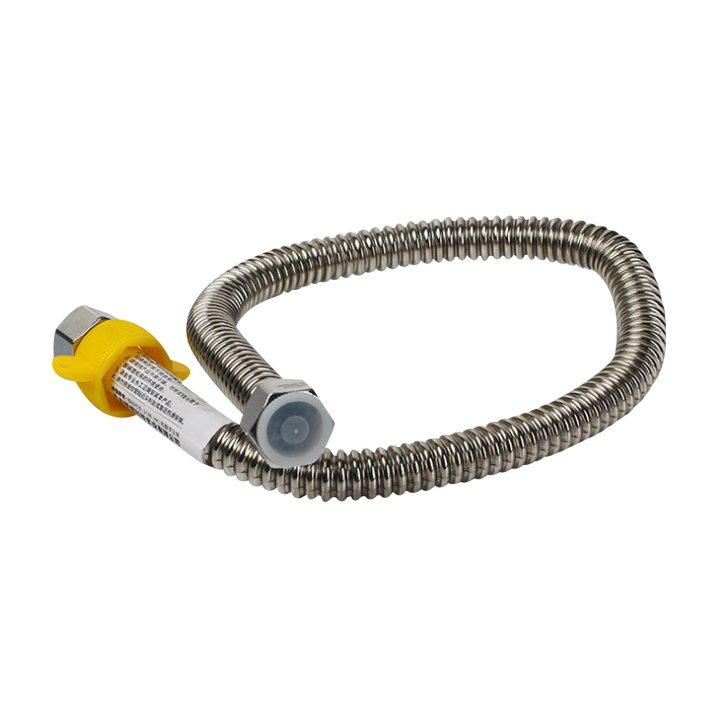 联塑不锈钢波纹管304家用加厚高压防爆水管热水器进水管波纹管 不锈钢波纹管-40cm