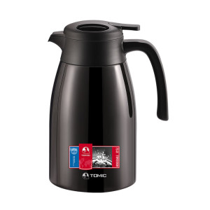特美刻(TOMIC)316不锈钢保温壶 家用大容量热水瓶 真空保暖壶开水瓶2L 10009黑色