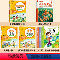 [7册]六年级上册必读+作文+阅读+计算题+字帖 [正版]全套3册 童年爱的教育小英雄雨来六年级上册必读的课外书老师经典