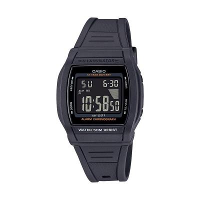 CASIO 卡西欧男士日韩腕表舒适百搭黑色数字显示石英机芯防水耐用