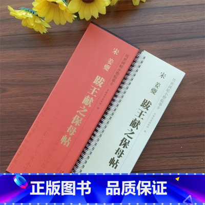 [正版]宋姜夔跋王献之保母帖 传世碑帖小楷临摹卡 经典碑帖书法近距离临摹字卡 原碑原大全文附简体旁注成人楷书软笔毛笔书