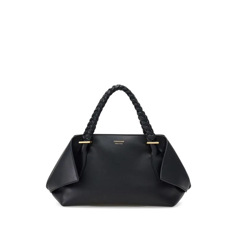 Salvatore Ferragamo女款小方包真皮手提链条两用百搭通勤潮酷精致小包