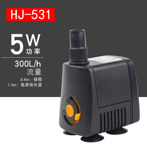 小鱼缸抽水泵小功率水泵家用循环小型可调节抽水泵过滤潜水泵