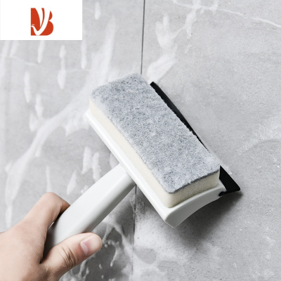 三维工匠玻璃刮水器墙面瓷砖缝隙清洁刷浴室地板除垢刷浴缸海绵刷器