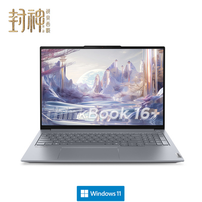 ThinkPad ThinkBook 16+ 00CD 2025款16英寸大屏学生游戏娱乐商务办公笔记本电脑 3.2K高色域屏 锐龙AI 9-365 32G 1TB