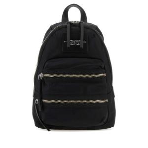 MARC JACOBS 女士奢华尼龙徽标双肩包 黑色