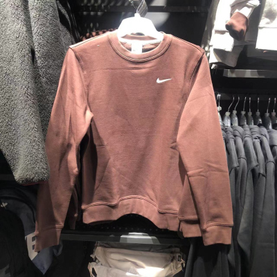 NIKE/耐克卫衣运动休闲加绒保暖针织圆领男装套头衫623459-227 D