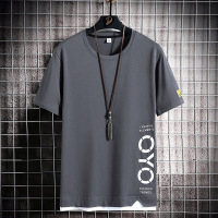 短袖T恤男夏季新款纯棉圆领上衣服印花潮流ins潮牌体恤衫