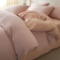 水洗棉床上四件套纯棉2026新款全棉床单被套床笠冬季床品