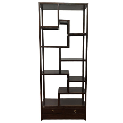 广亿隆置物架实木博古书架