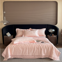 名都丽人 MDLR-73 提花镂空夏凉被 150*200cm 粉色(计价单位:条)