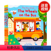 轮子上的巴士 [正版]95元5件The Wheels on the Bus 英文原版童谣机关操作书 Sing along
