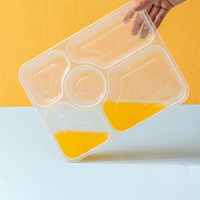 江小果一次性五格餐盒1250ml JXG-CH 150个/箱