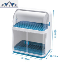 多功能厨房用品沥水置物架抽屉式家用大全放碗筷盘餐具收纳盒碗柜 三维工匠