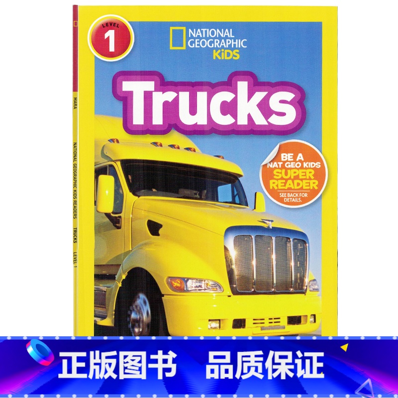 [正版]英文原版绘本 National Geographic Readers: Trucks 卡车美国国家地理分级阅读