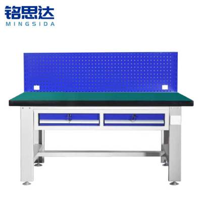 铭思达重型工作台1.2米平二抽单挂板张