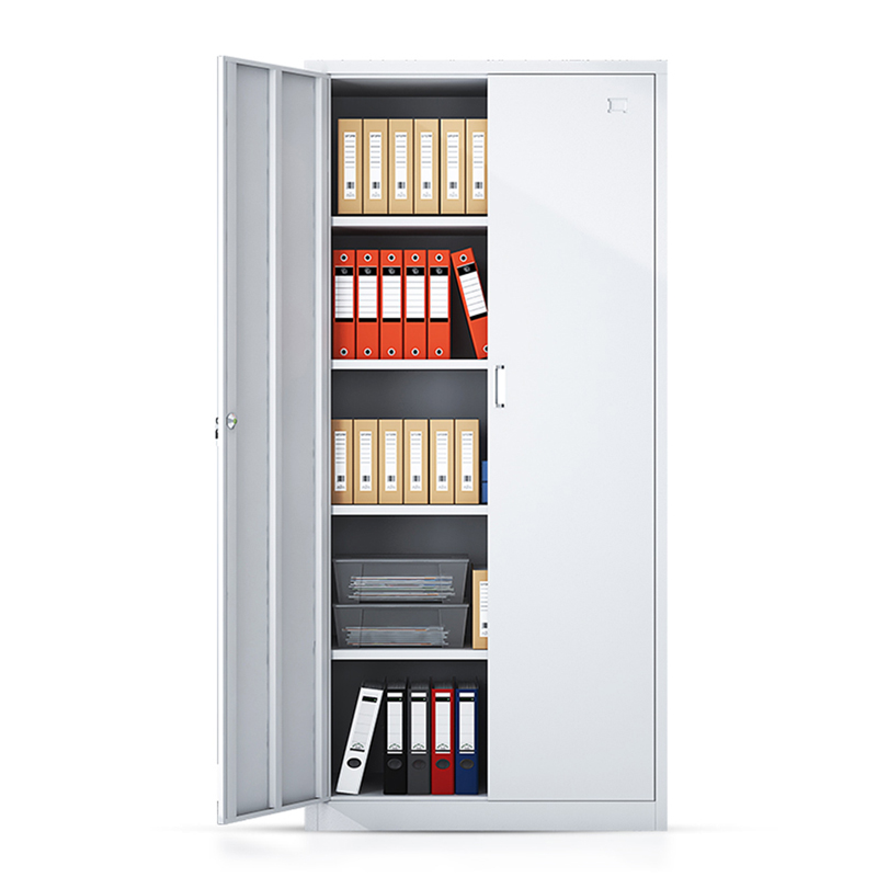 乙壬收纳柜财务档案柜资料柜加厚文件柜办公室带锁铁皮柜凭证柜五层