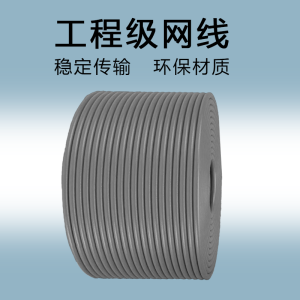 淘行者 TXZ-XP38 0.56mm加粗线径 六类4对非屏蔽网线 305.00 米/箱(计价单位:箱)灰色