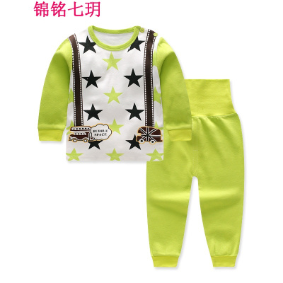 锦铭七玥2017秋季新款棉儿童内衣套装婴幼儿中小童秋衣秋裤套装