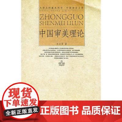 中国审美理论 大学文科基本用书 朱志荣 北京大学出版社 正版书籍