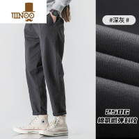 YANXUWOODSOON休闲裤男生宽松夏季直筒长裤潮简约百搭男士运动裤
