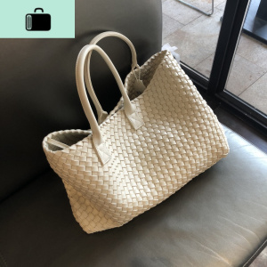 手工编织手提大包包女2020新款女包大容量时尚百搭单肩包NEW LAKE女士手提包