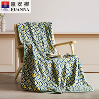 富安娜 双人法兰绒毯 加州阳光 180*200cm