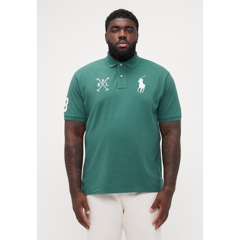 Ralph lauren男士短袖POLO衫棉质Piqu领印花休闲男装