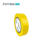 福田 绝缘胶带 绝缘阻燃防水防潮耐磨不脱胶 黄15m*20mm*0.15mm 单位:卷