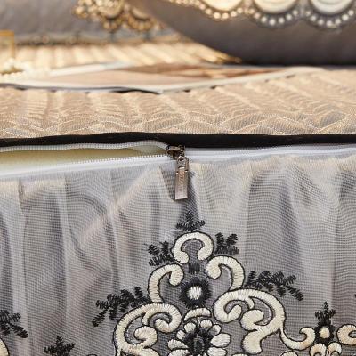 家柏饰(CORATED)冰丝凉席床裙款空调软席子三件套可水洗机洗折叠夏季1.5米1.8m2.0