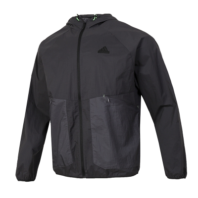 adidas阿迪达斯男装新款梭织夹克外套健身跑步运动服JI8658 ZP