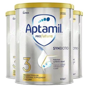3罐装-海外直邮-新西兰原装进口 澳洲爱他美(Aptamil) 白金版 幼儿配方奶粉 3段(12-36个月) 900g