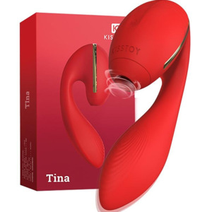 KISTOY(蒂娜)吸吮按摩棒女用自慰器女性震动棒秒爱舔吸吮振动av棒成人用品男女情趣跳蛋女性系列仿真阳具女性用品