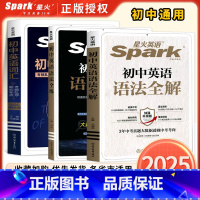 [3本套]语法全解+语法全练+词汇真题版[可用初中三年] 七年级/初中一年级 [正版]英语初中英语完形填空与阅读理解七年
