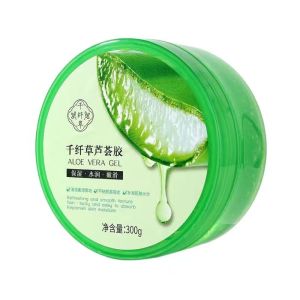 千纤草芦荟胶面霜凝胶补水保湿晒后呵护面膜搭档护肤