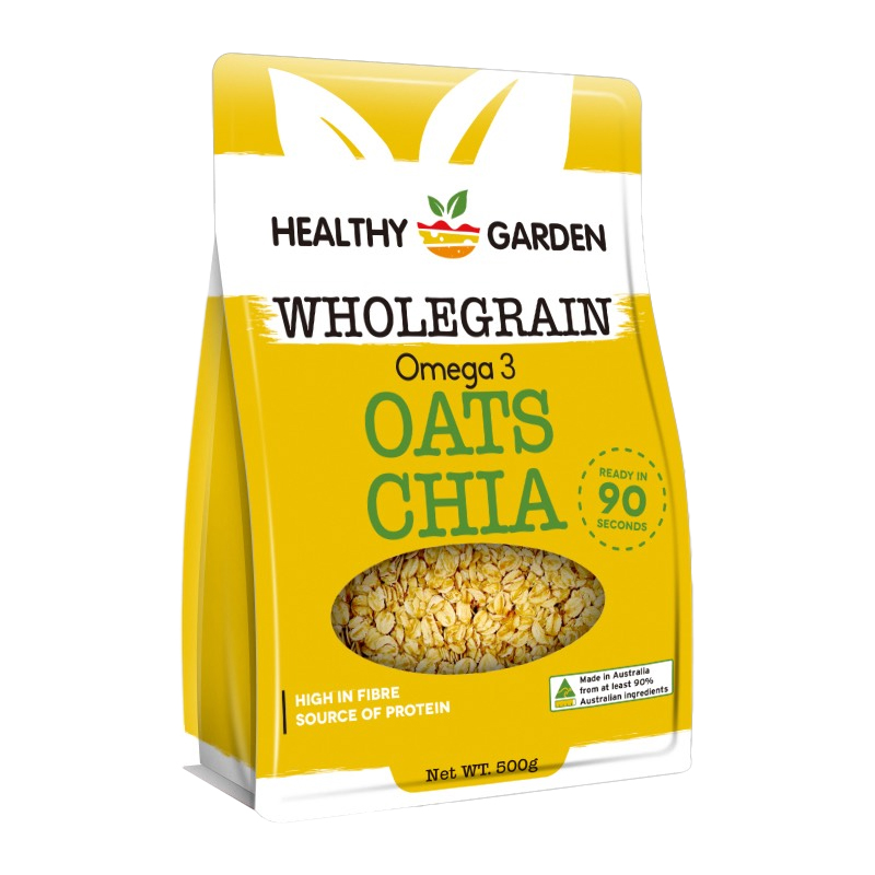 healthy garden 澳洲进口 奇亚籽即食免煮燕麦片 营养谷物早餐麦片