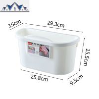 厨房台面垃圾篮塑料桌面收纳盒垃圾桶橱柜挂式家用大号 三维工匠